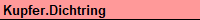 Kupfer.Dichtring